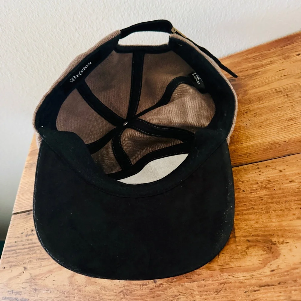 Brixton Supply Gray & Black Textured Hat